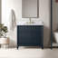 Meuble-lavabo autoportant à simple cuve 36 po avec plateau en marbre Caldwell-107663156-122918898-107663160