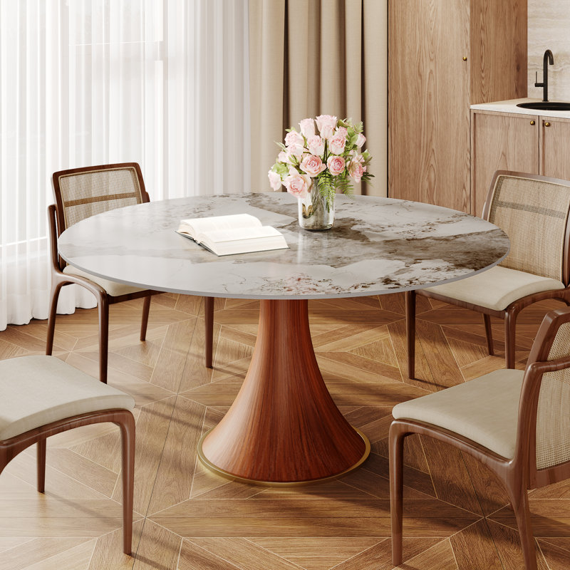 Table de salle à manger Farmhouse, Coloré, H 29,52 po x L 47,24 po x l 47,24 po