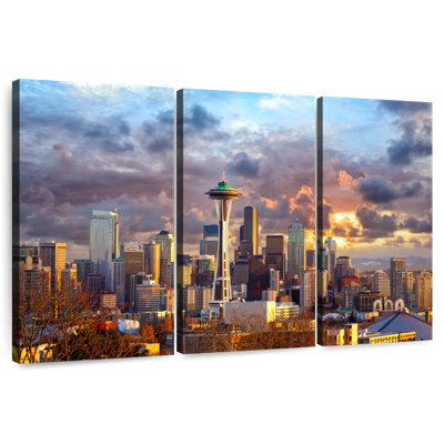 Nicci Seattle, ciel coucher de soleil