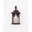 Lanterne murale d'extérieur 1 lumière noire
