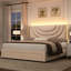 Lit de rangement en velours à oreilles avec 2 tiroirs Sturminster-46454901-47713963