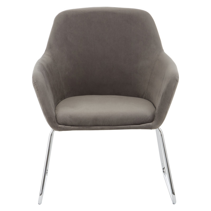 Dileo Upholstered Armchair, Grey