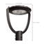 Luminaire à DEL réglable 55 watts - CCT sélectionnable - 120-347 Volt