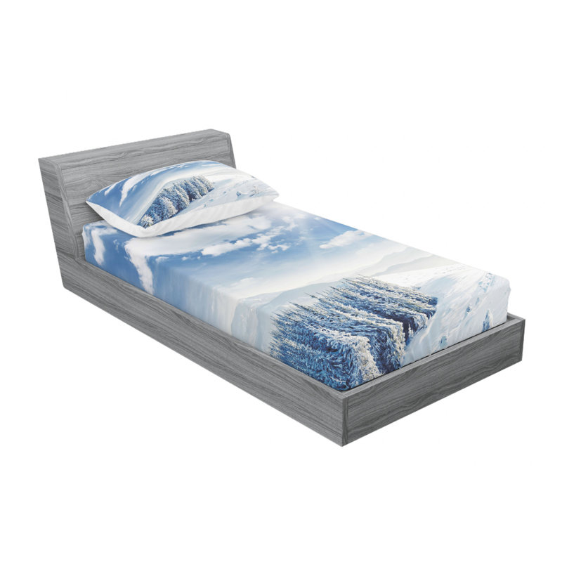 Microfiber Sheet Set, Twin XL Sheet Set with Fitted Sheet