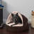 Faux Sheepskin Round Hooded Orthopedic Dog Bed-1941309776-1941309781