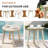 Round Acacia Outdoor Side Table