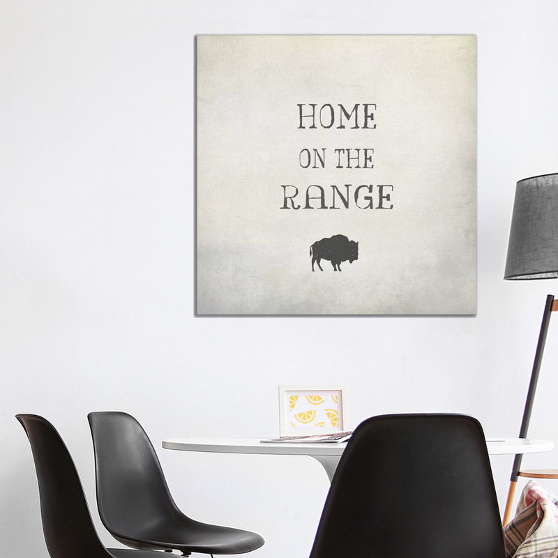 Home On The Range by Graffi*Tee Studios - Wrapped Canvas Print, 93.98 cm H x 93.98 cm W x 3.175 cm D