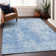 Premium Machine Washable Arnette Blue Rug