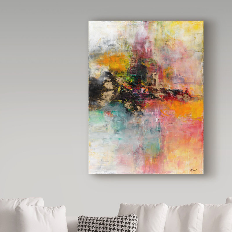 «The Lost City», reproduction de peinture acrylique sur toile tendue Barabbas, H 32 po x l 24 po x P 2 po