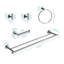 Ensemble de porte-serviettes de salle de bain 5 pièces-107820490