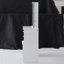 29.2" Small Space Left Bedside Cabinet Vanity Table + Cushioned Stool-1135991995