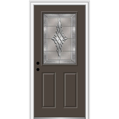 Grace 80'' Fiberglass Front Entry Doors