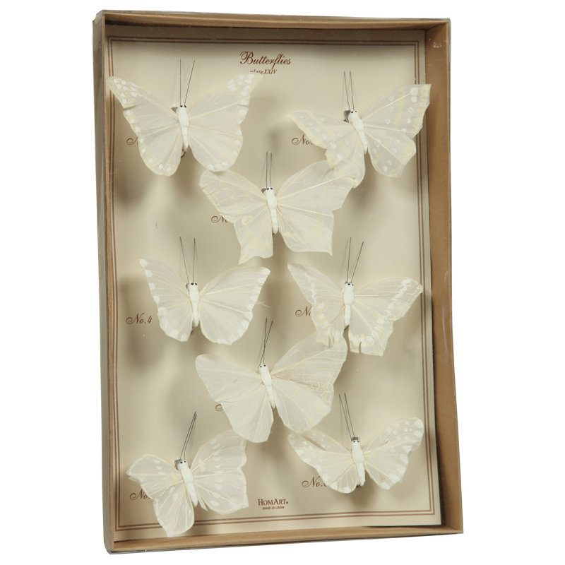 Ensemble papillon Acuna, Blanc