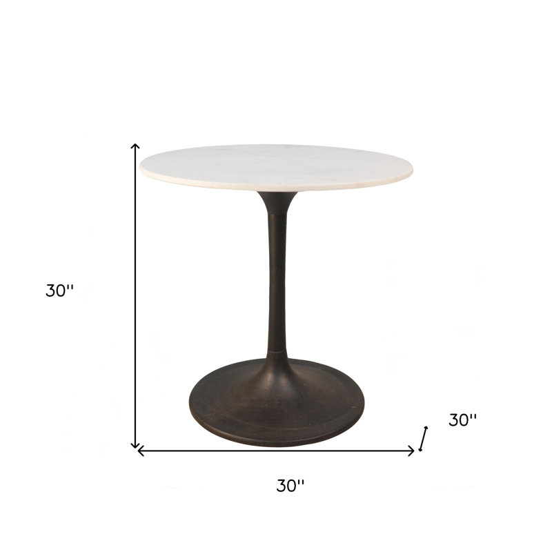 Table de salle à manger 30 po, Blanc