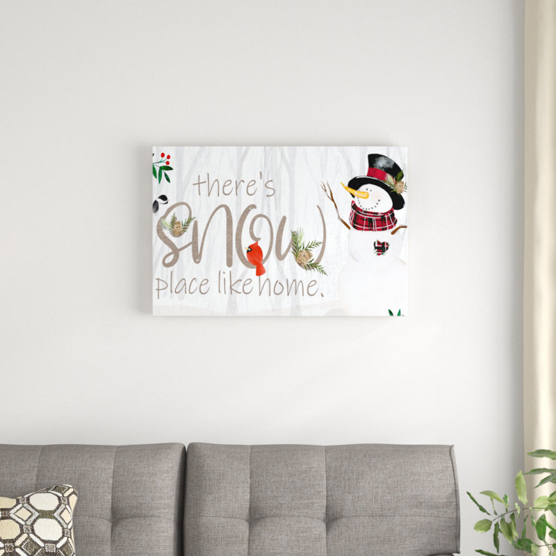 « Folk Snowman Forest collection D » par Jennifer Paxton Parker-impression d’art graphique sur toile tendue