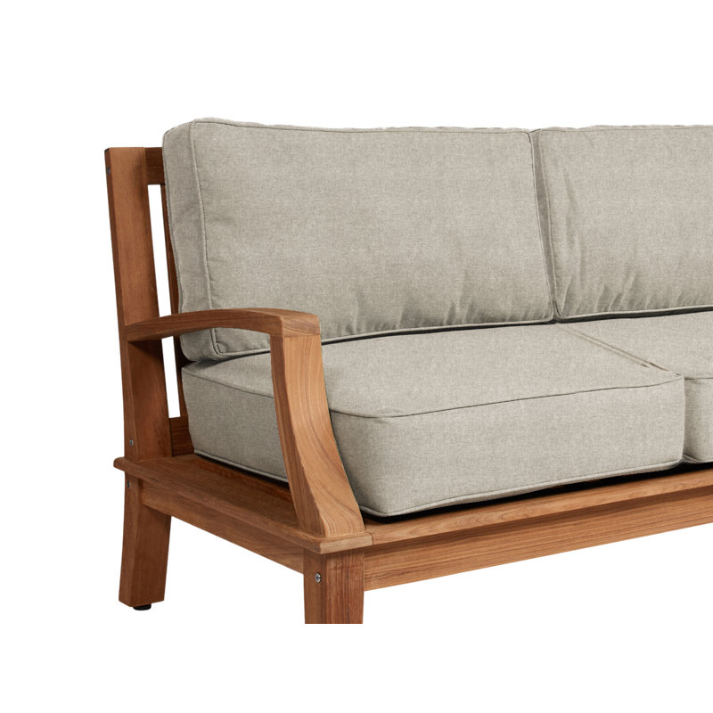 Grande Patio Sofa with Sunbrella Cushions, Sunbrella® Cast Silver