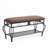 Credle Fabric+Metal Upholstered Storage Bench