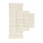 Tufted Pearl Channel Wheat 1500 GSM Textured 21x34'' Bath Rug-1330891318-1330891323