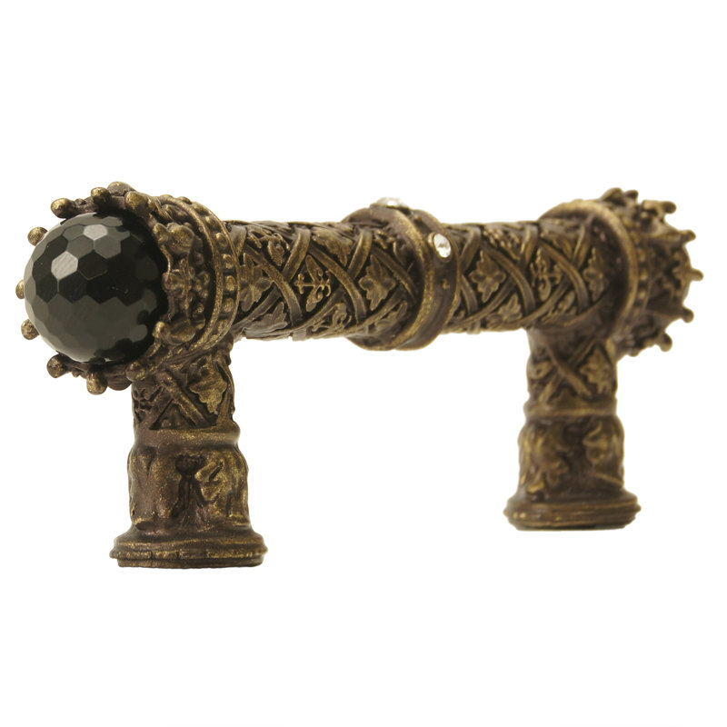Carpe Diem 6528-9COX Crowning Glory Queen Penelope Chalice Queen Penelope 3 inches c.c. pull w/ Swarovski Crystals & semi‐precious stones in Chalice
