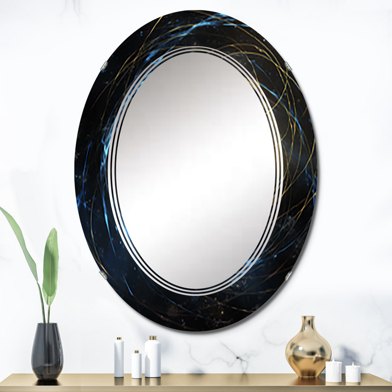 Miroir mural Space Space Orbiting A Black Hole II, 36 po x 24 po