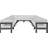 Marquice 120'' Wide Aluminum Patio Sectional with Cushions-61209843-61209845
