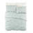 Emily Ruched Solid Textured Comforter Set-1697427384-1677829806