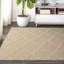 Tapis brun clair en polypropylène touffeté à la machine Nasturtium-1613122224
