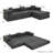 Modular Sectional Sofa with L-Shape Chaise-1659042830