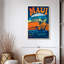 Maui Surfing Paradise sur toile-1361686991