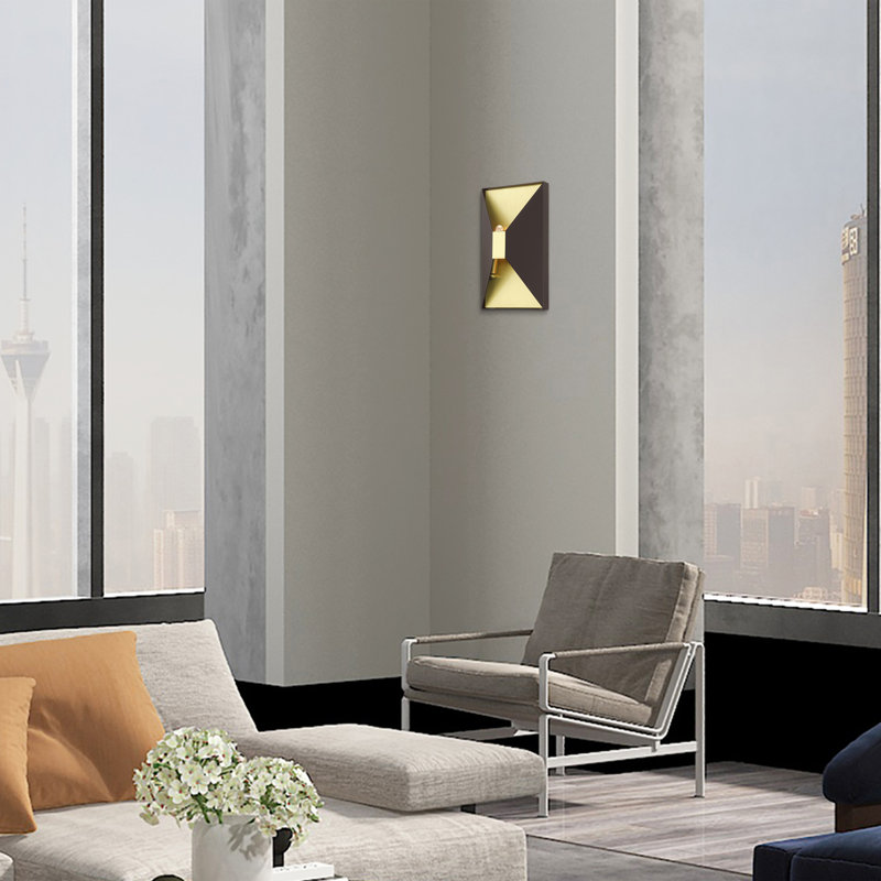 Engela Flush Mounted Sconce, Bronze
