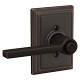 Latitude Lever with Addison Trim Bed and Bath Lock