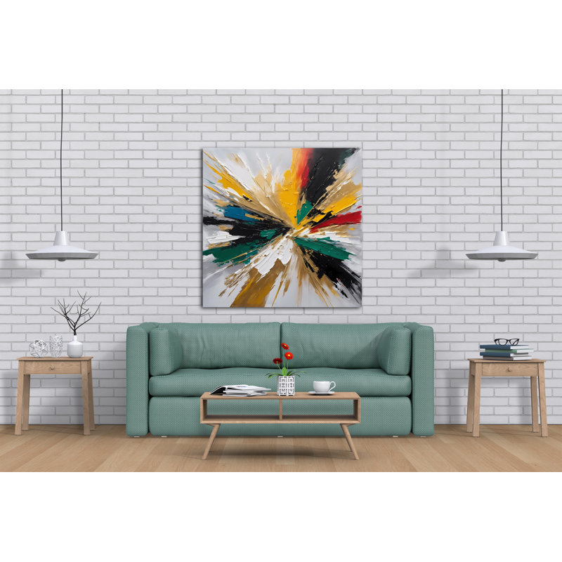 Color Burst, 42" H x 42" W