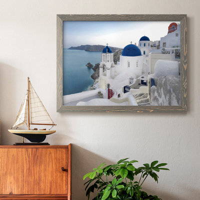 Santorini Sunrise, reproduction d'art sur toile