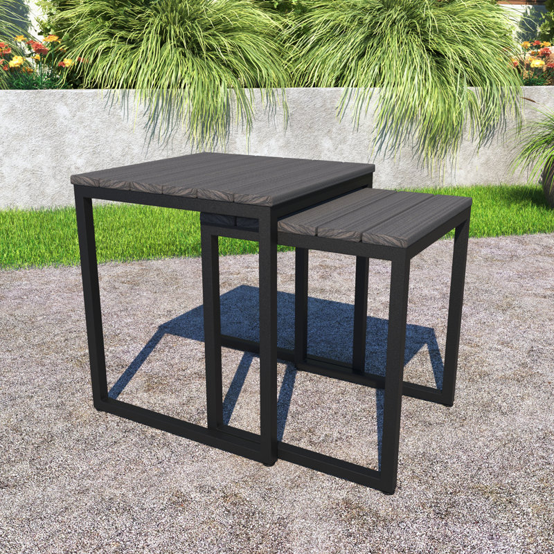 Ensemble de tables d'appoint Townsend, Noir