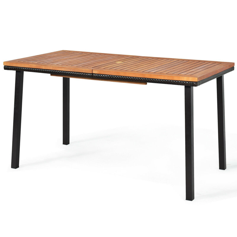 Rectangular Acacia Outdoor Dining Table