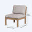 Ensemble de conversation modulaire de patio pour 3 personnes avec coussins, ensemble de conversation 4 pièces pour canapé HiPS-1427398652-1427398650-1427398624