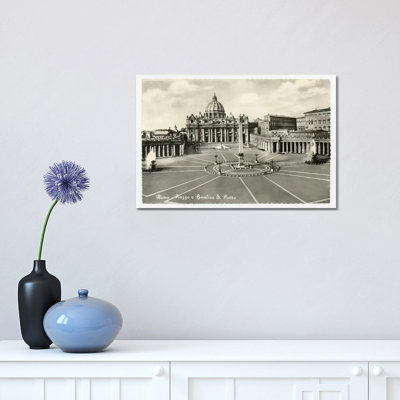 St. Peter's Basilica 1 Piece Wrapped Canvas Wall Art