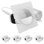 Projecteur encastré à DEL 3 pouces avec garniture de rondelle de rechange blanche LUXRITE 15W, 1100LM, 5CCT, 60 °, à intensité variable, CRI90, ETL blanc, paquet de 4