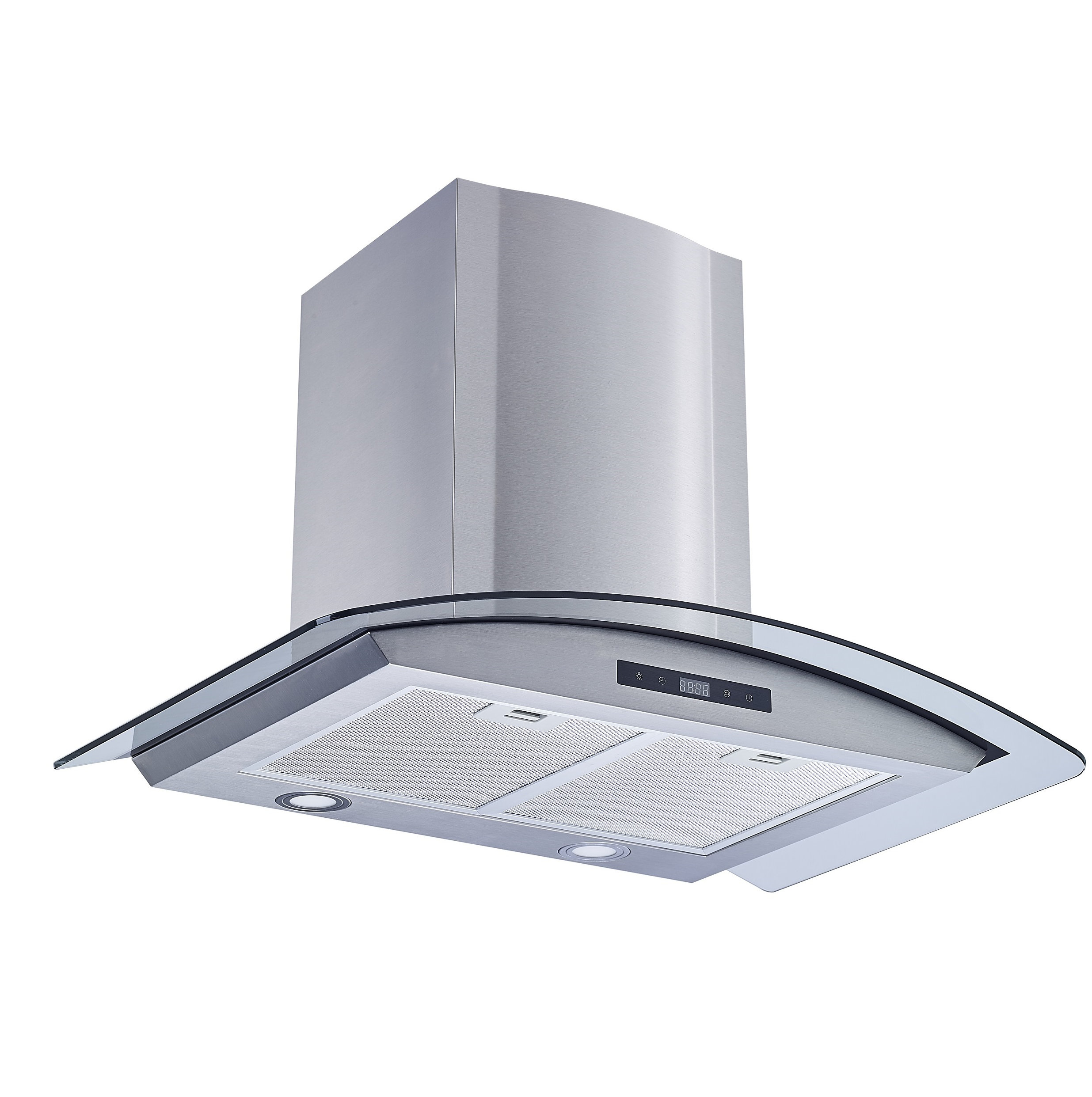 Winflo W101B Series 30" 475 CFM Convertible Wall Mount Range Hood in