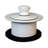 1-1/2" x 12" Sch. 40 PVC Pull-to-Open Bathtub Leg Drain Assembly with Two-Hole Overflow-37157519