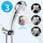 Chrome Handheld Shower Head With Led Temperature Display And On/off Switch