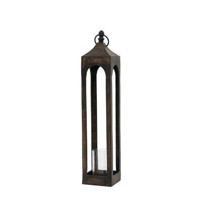 Aluminium 80% / Glass 20% Tabletop Lantern