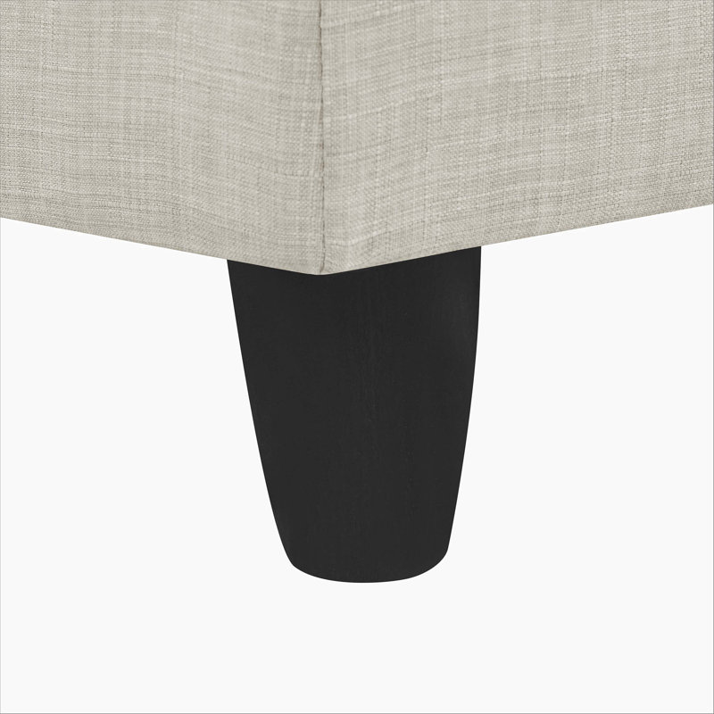 2 - Piece Upholstered Sectional, Beige Polyester