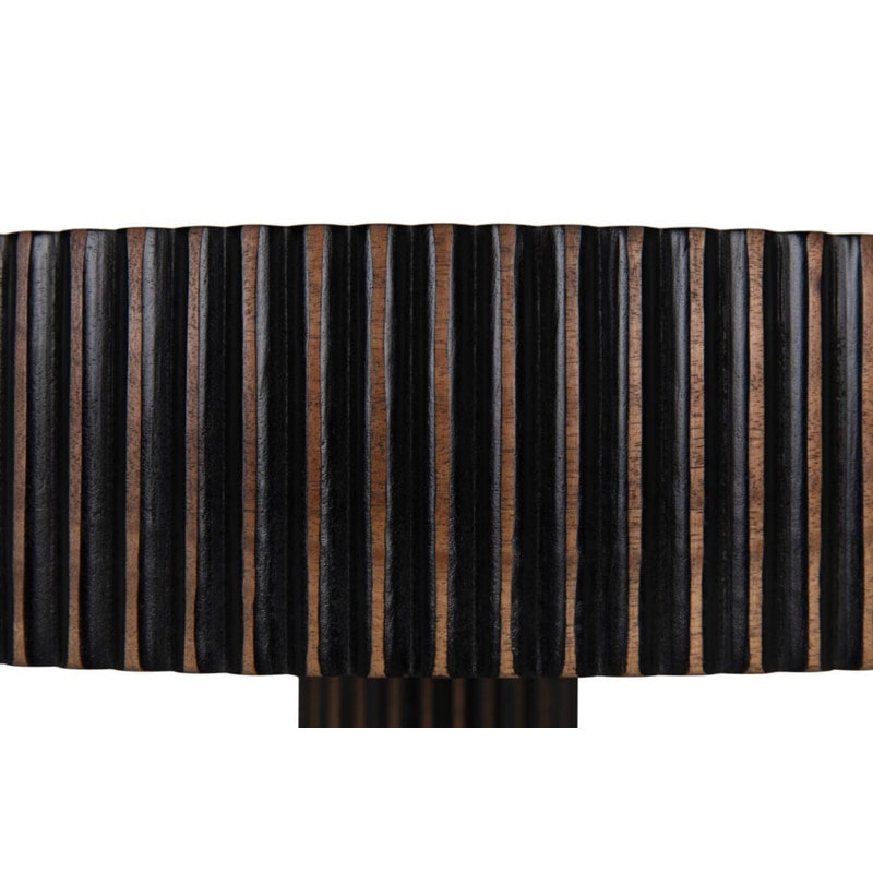 Stringata Solid Wood End Table