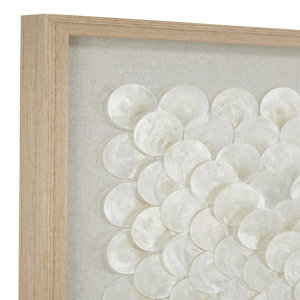 Sand & Stable™ 2 Piece Cream Shell Handmade Overlapping Shells ...