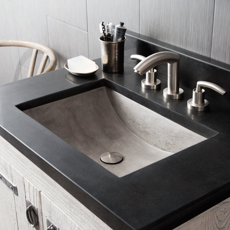 NativeStone Handmade Rectangular Undermount Bathroom Sink