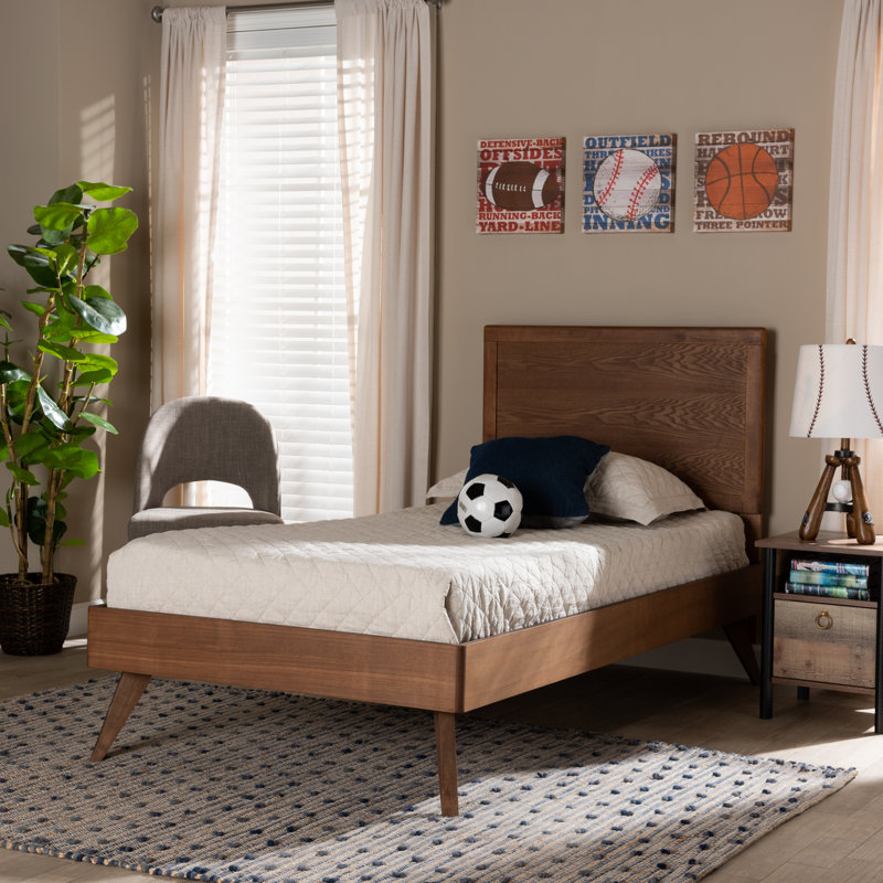 Lit plateforme simple avec matelas Cann