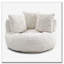 Grande chaise en velours côtelé avec bourre-736354329