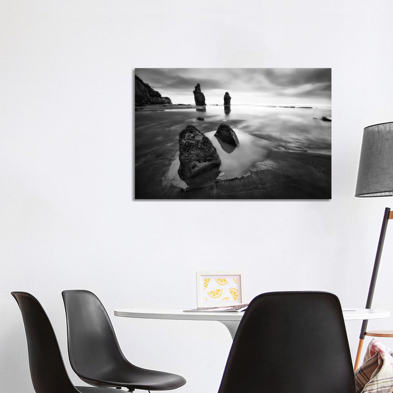 Three Sisters Beach by Yan Zhang - Wrapped Canvas Print, 101.6 cm H x 66.04 cm W x 1.91 cm D