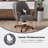 Swivel-Tilt Caster Casual Dining Chair in Fonzo Marble with Walnut-429694131